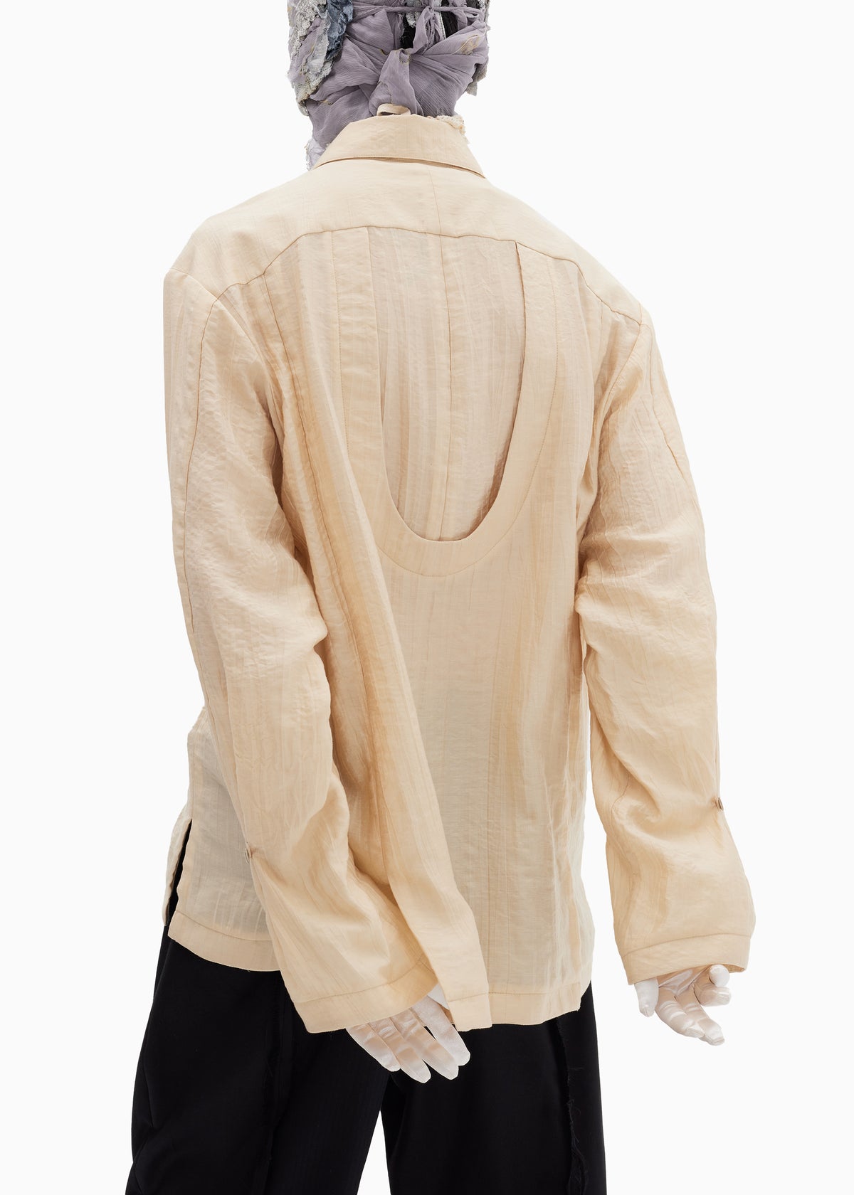 22SS｜Split Rim Tunic (Beige)