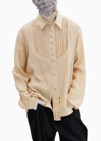 22SS｜Split Rim Tunic (Beige)
