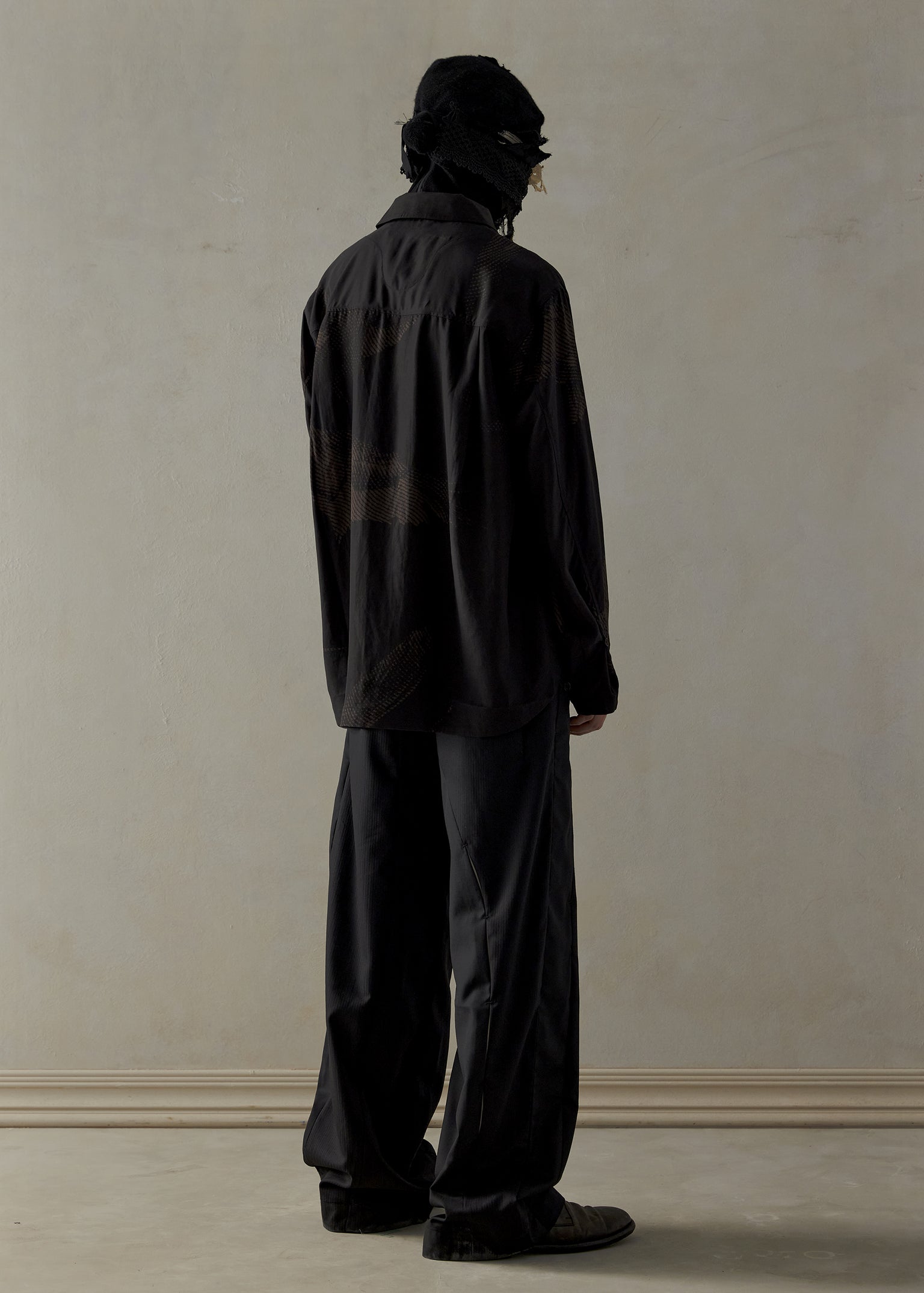 23FW｜Seasonal Print LS（Black）