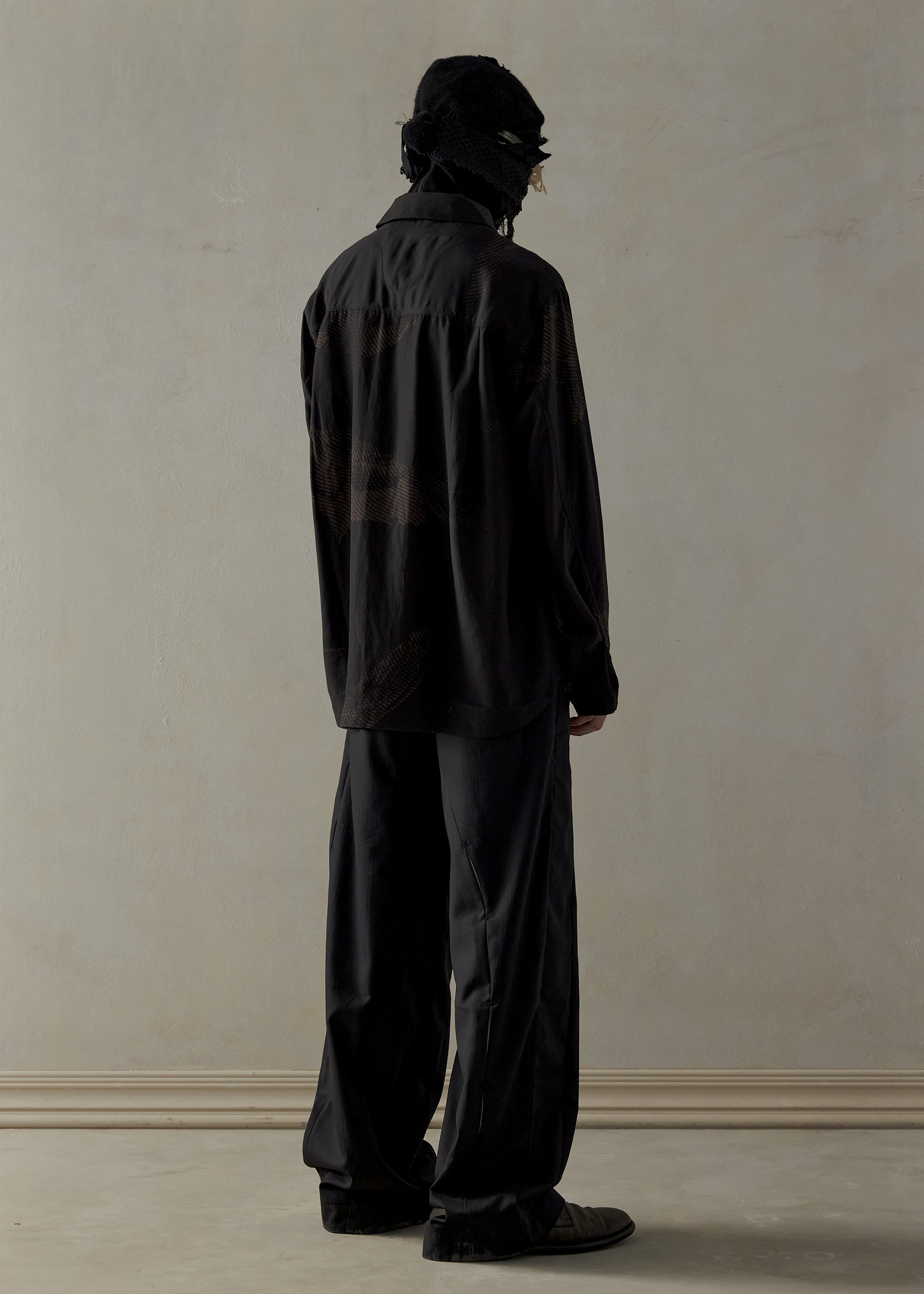 23FW｜Seasonal Print LS（Black）