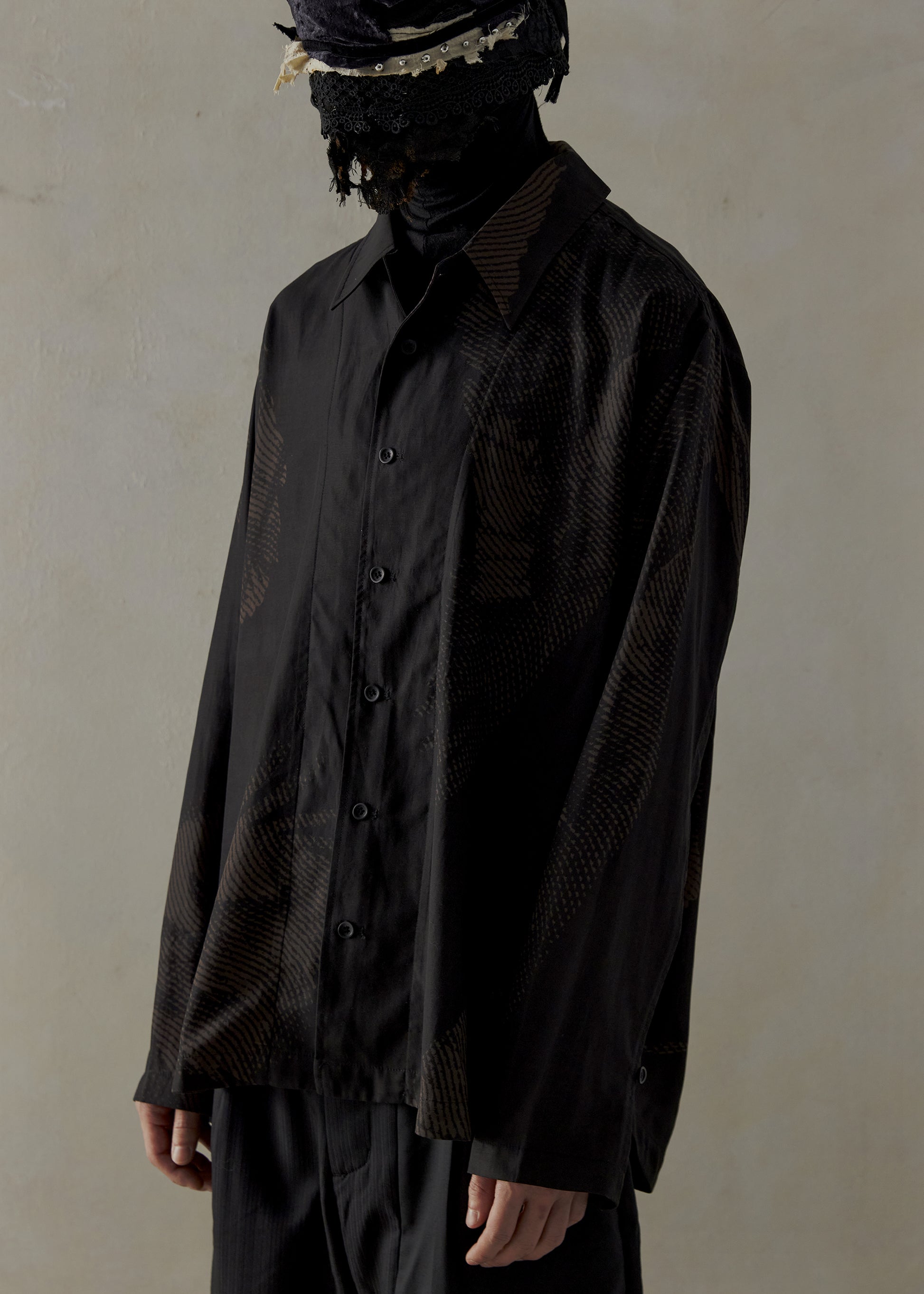 23FW｜Seasonal Print LS（Black）