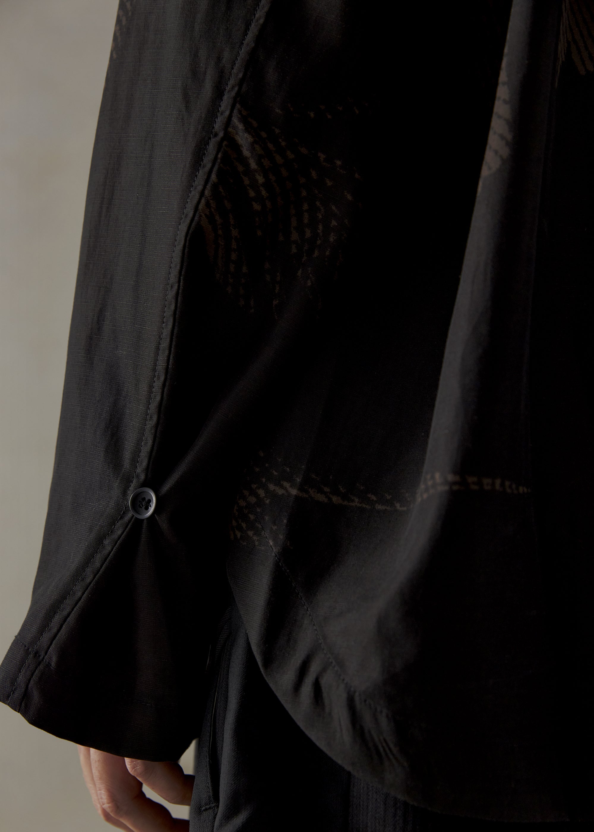 23FW｜Seasonal Print LS（Black）