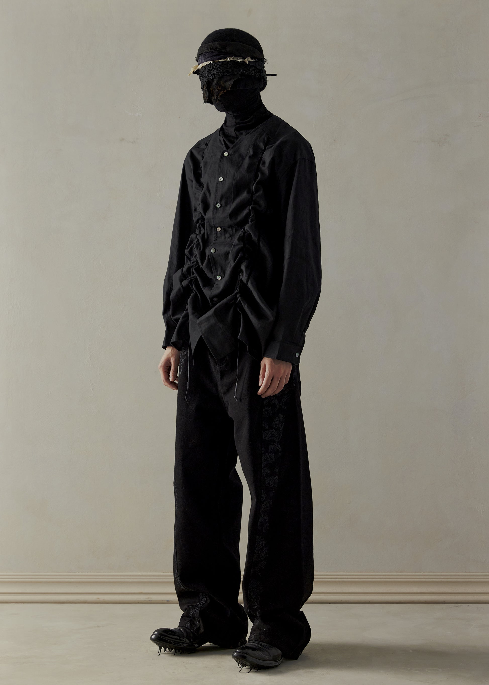 23FW｜Oversized Drawstring Shirt
