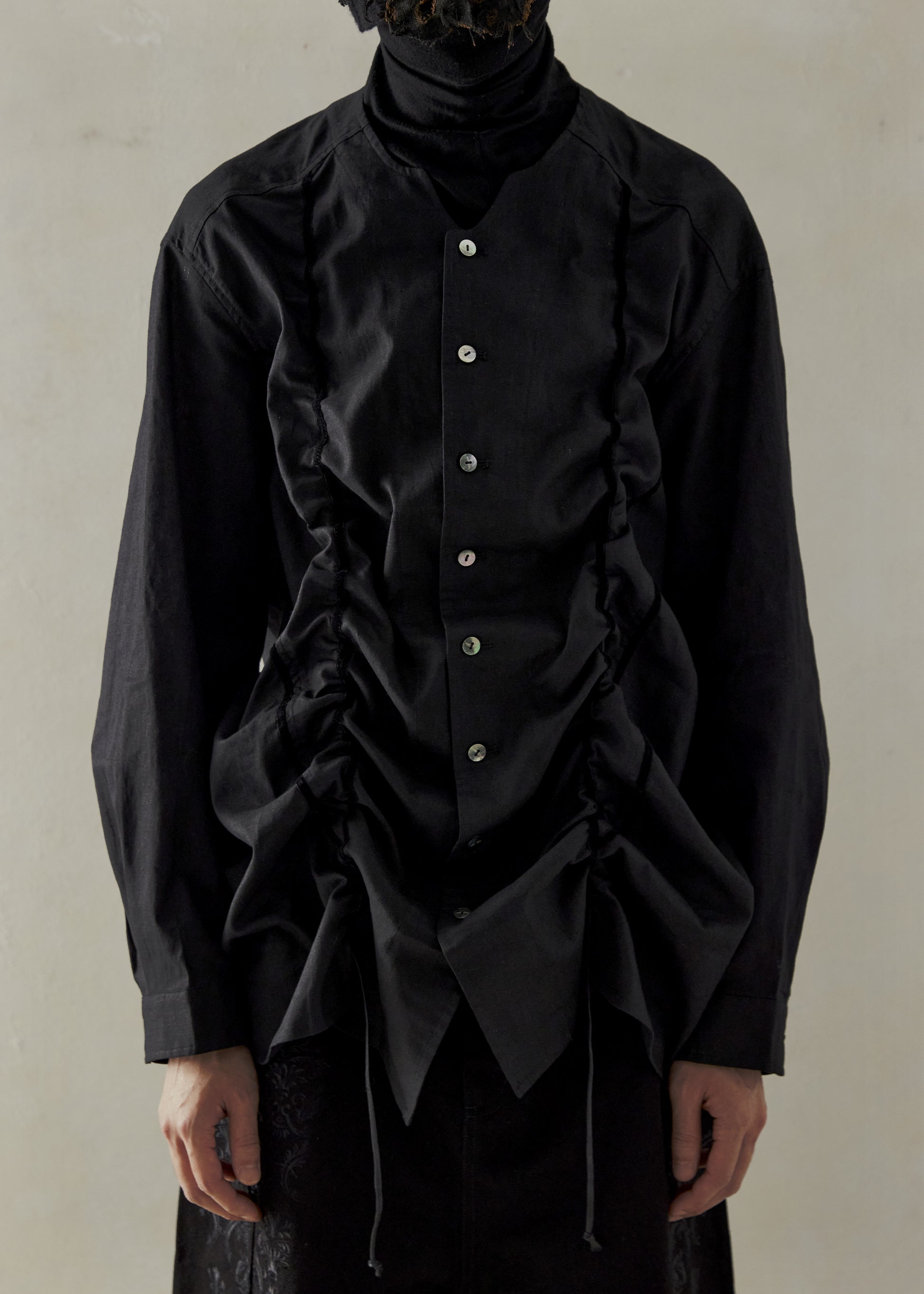 23FW｜Oversized Drawstring Shirt