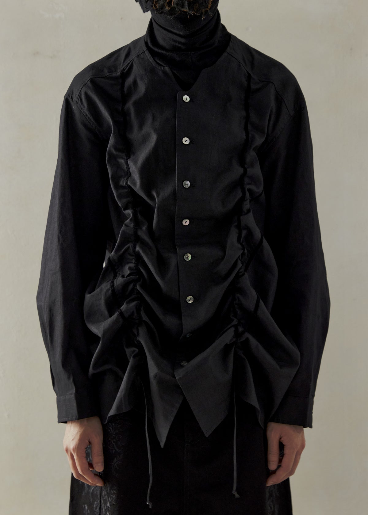 23FW｜Oversized Drawstring Shirt