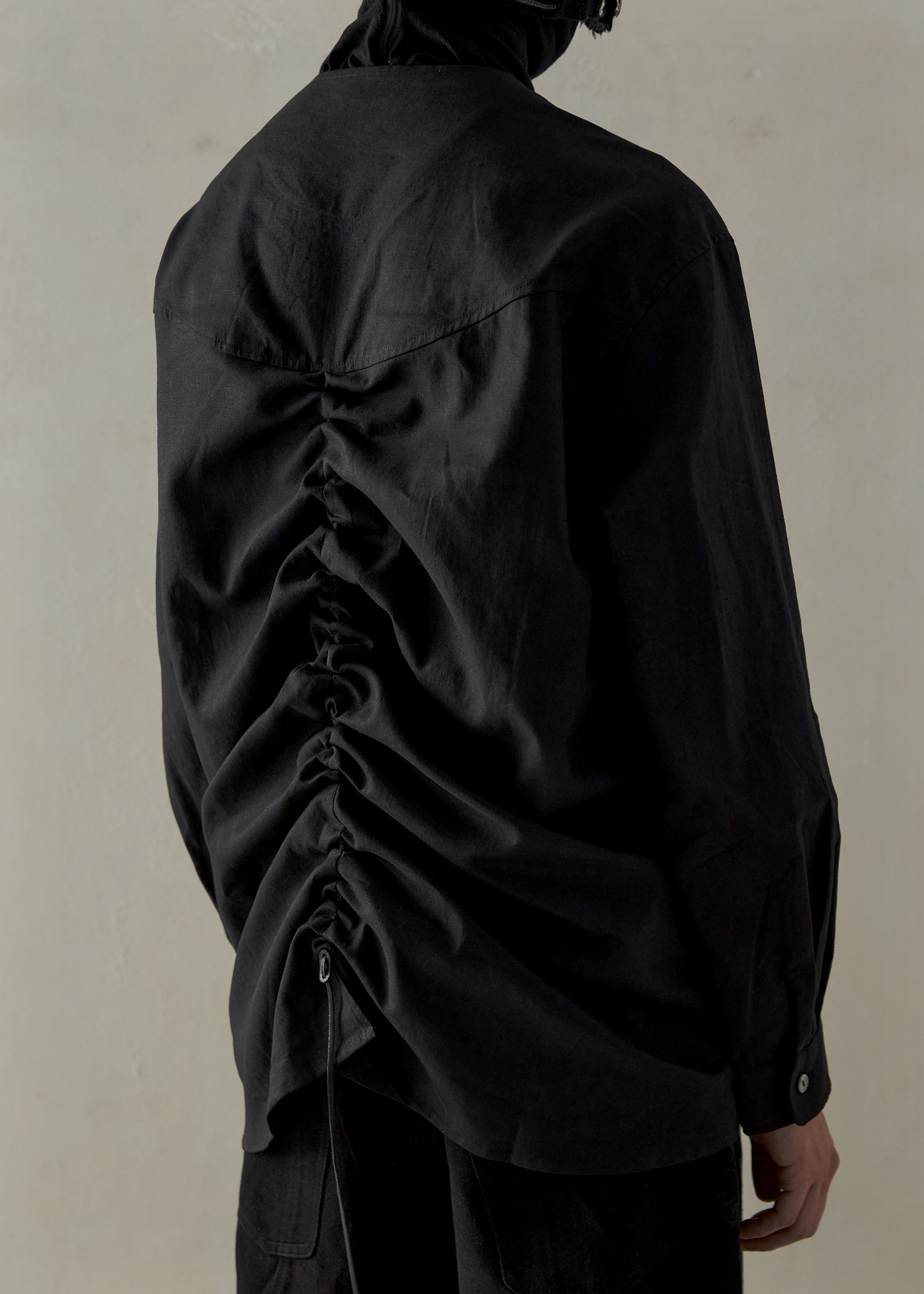 23FW｜Oversized Drawstring Shirt