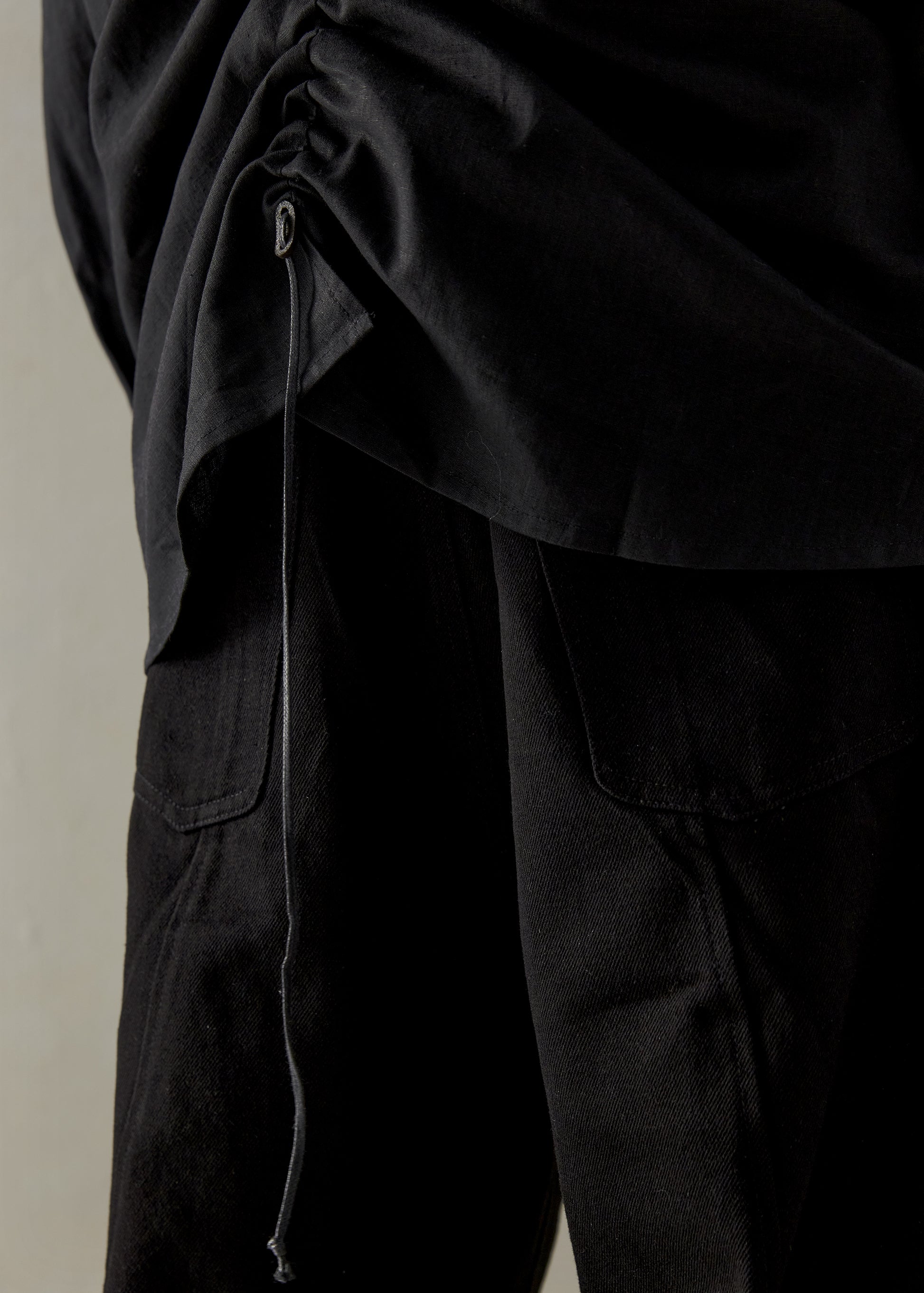23FW｜Oversized Drawstring Shirt