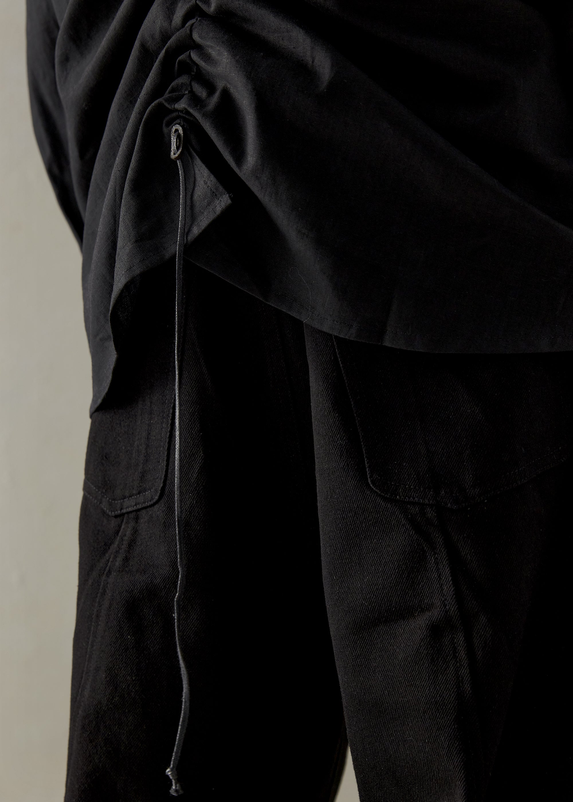23FW｜Oversized Drawstring Shirt