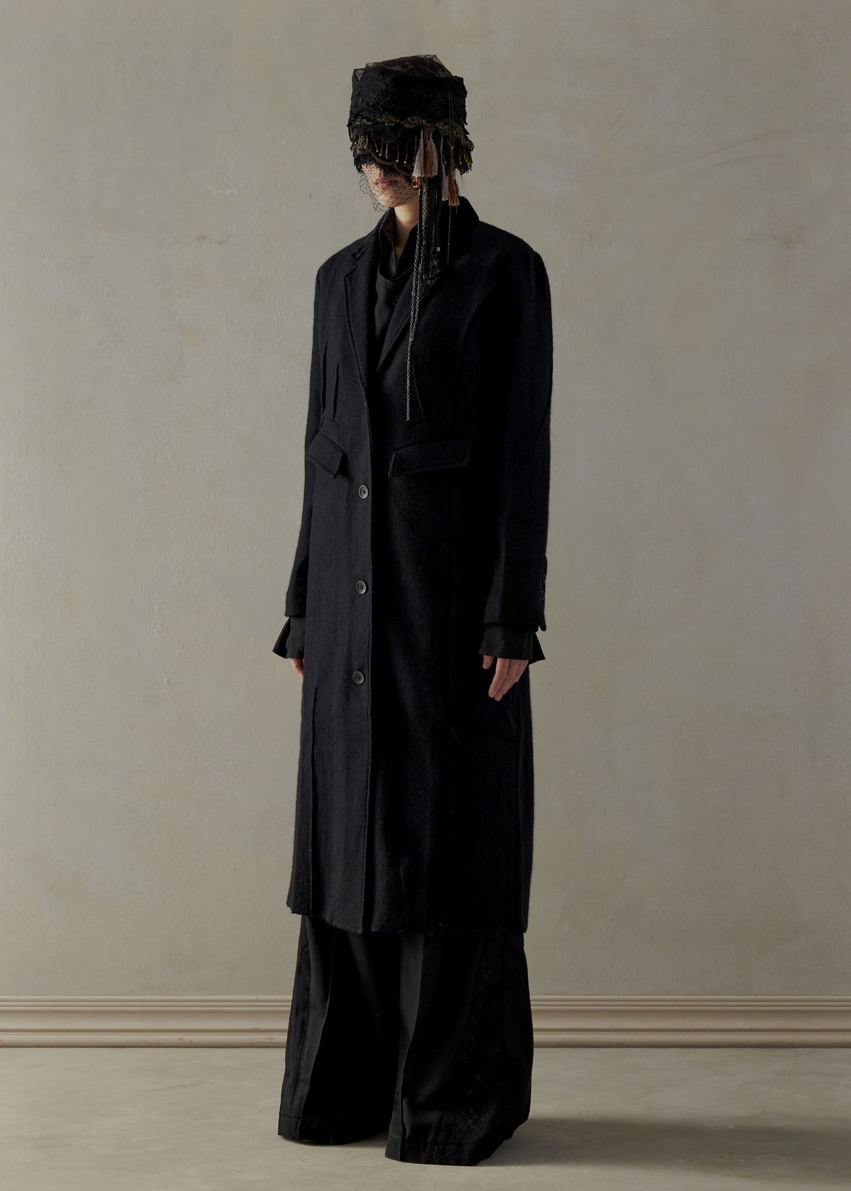 23FW WMS｜Typewriter Long Coat