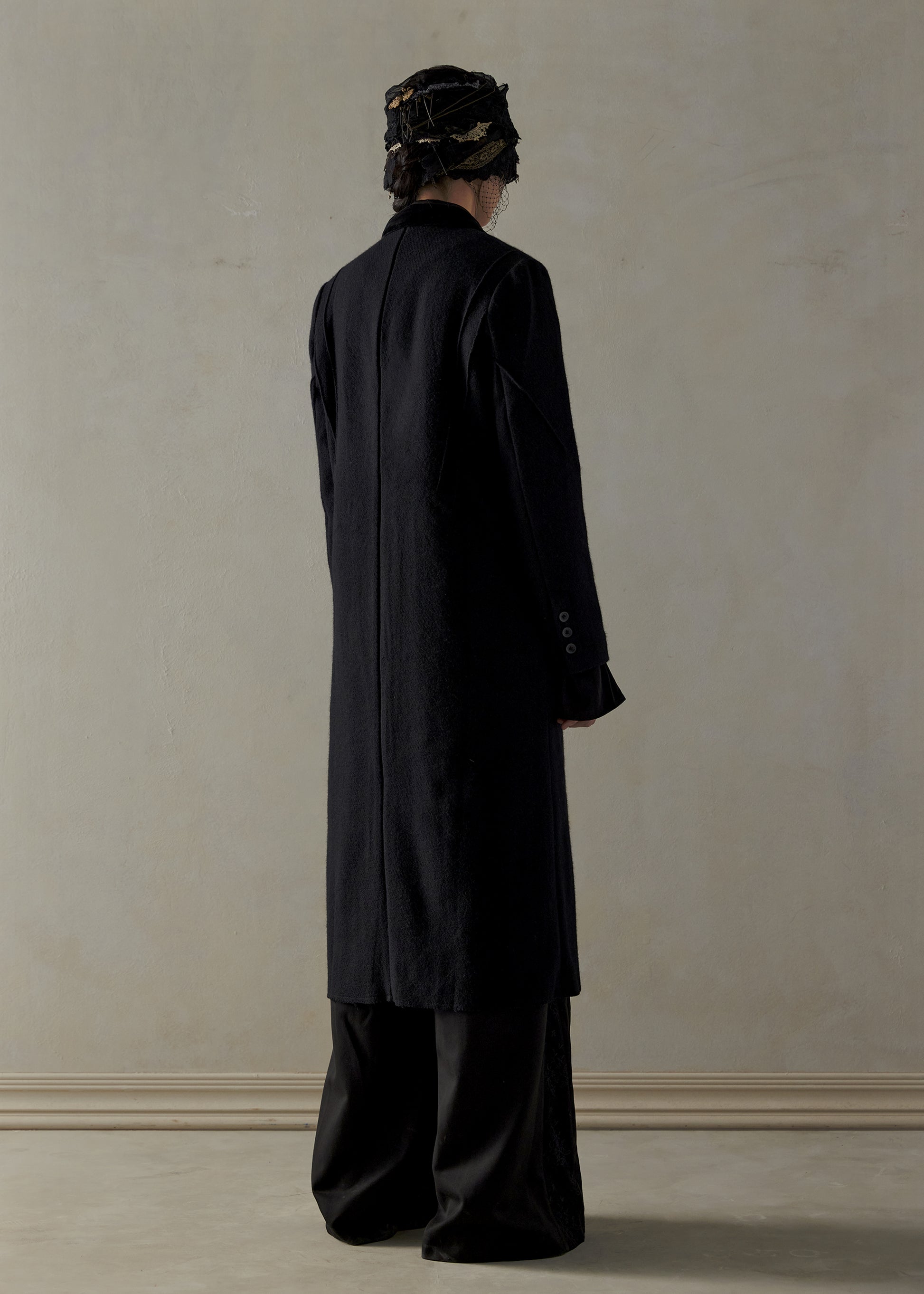 23FW WMS｜Typewriter Long Coat
