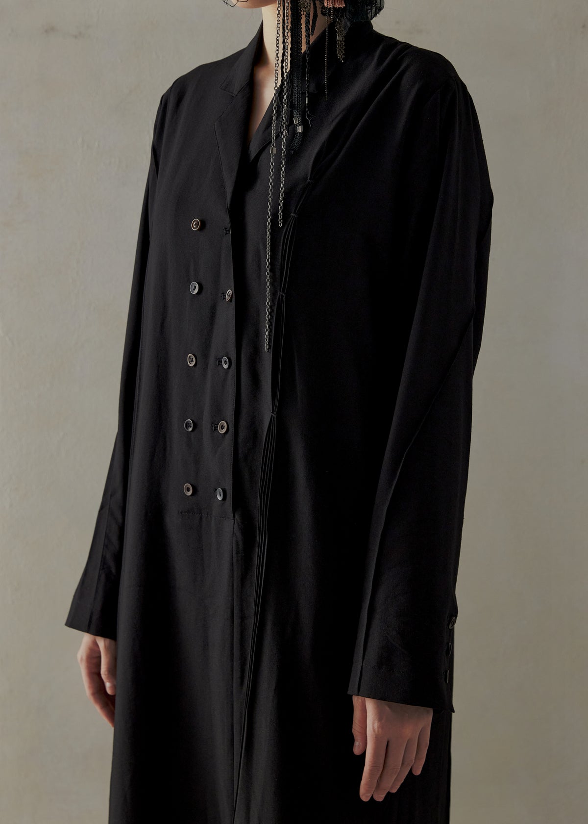 23FW WMS｜Double Shirt Dress