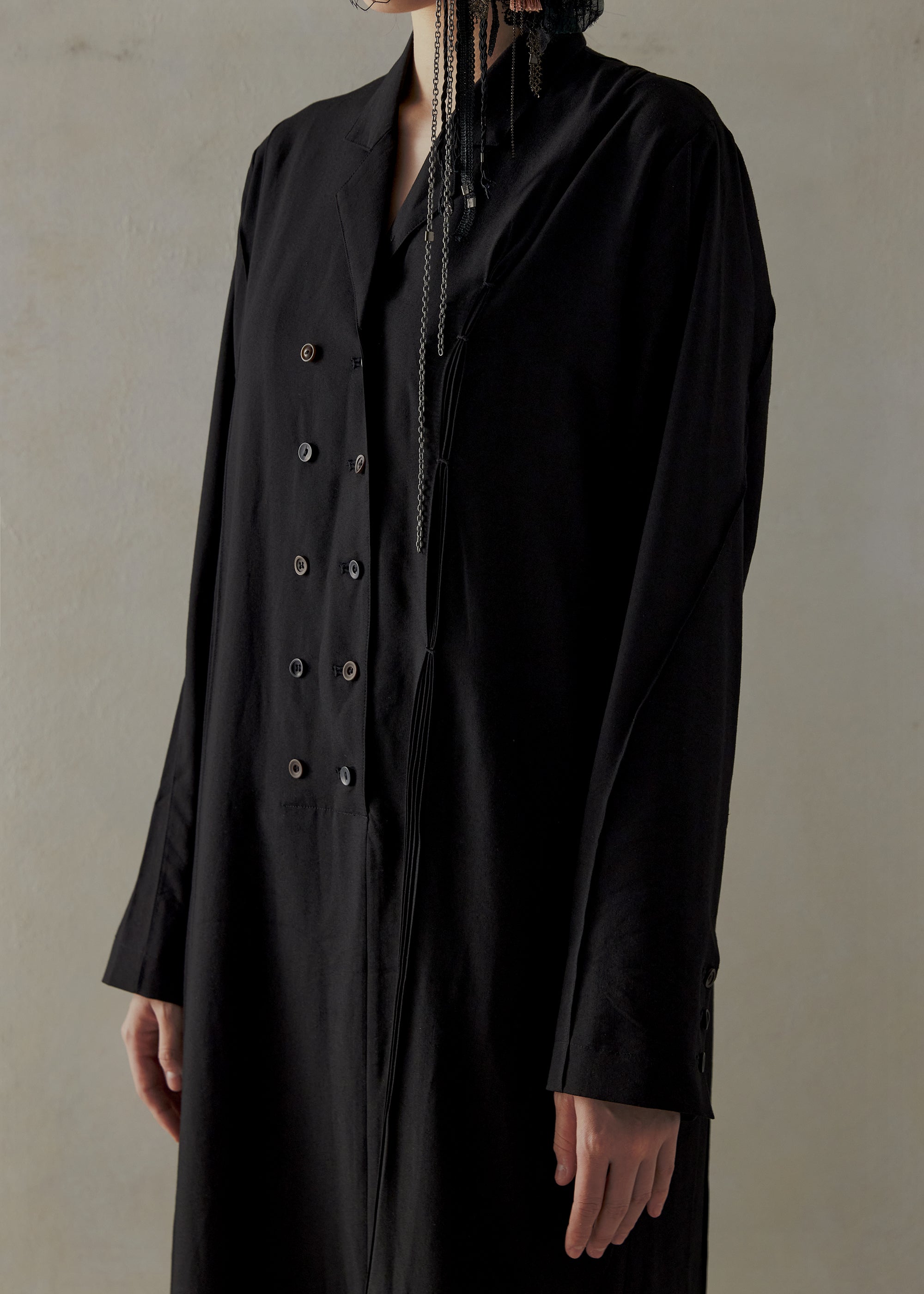 23FW WMS｜Double Shirt Dress