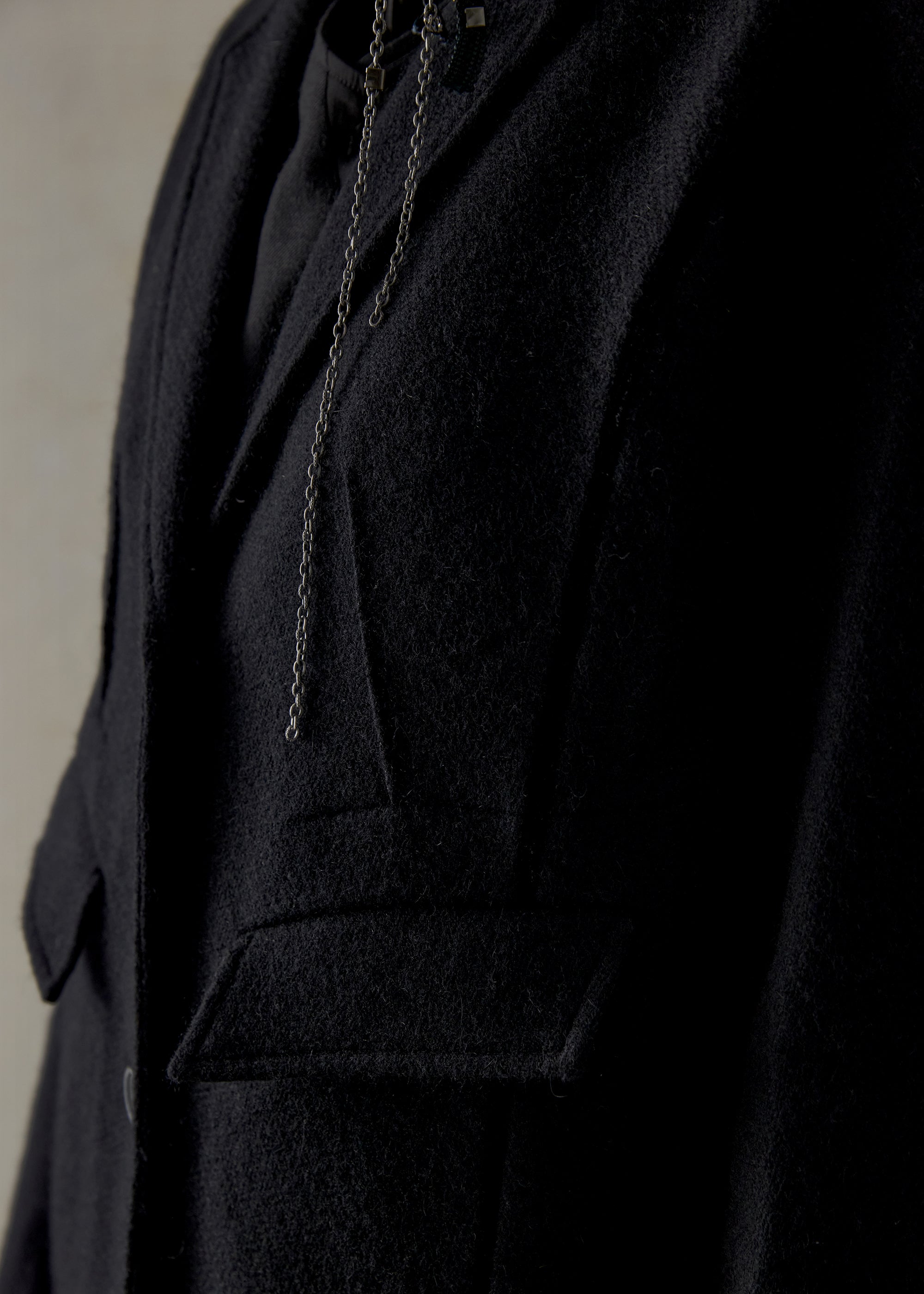 23FW WMS｜Typewriter Long Coat