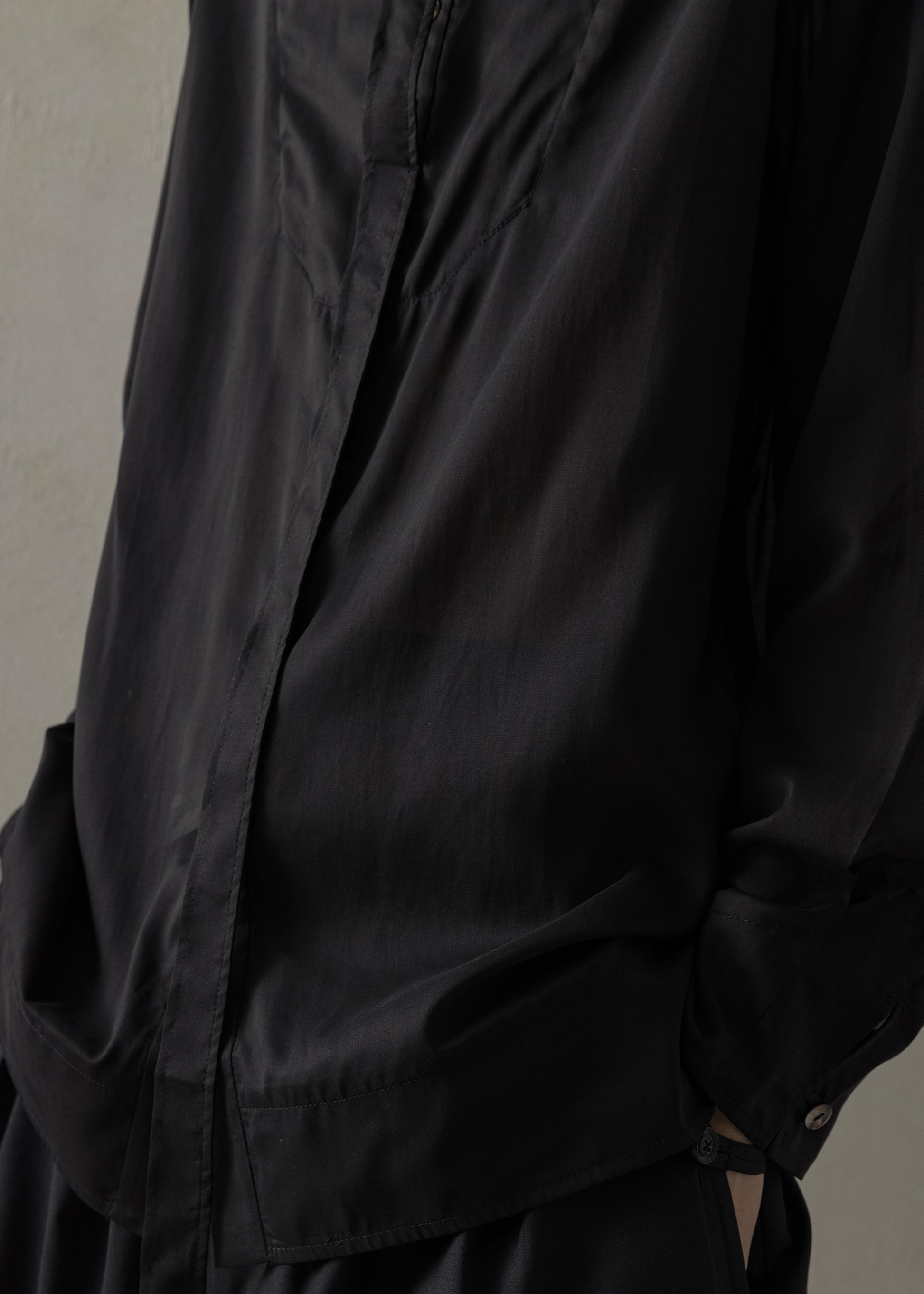 24SS｜Translucent Tunic (Black)