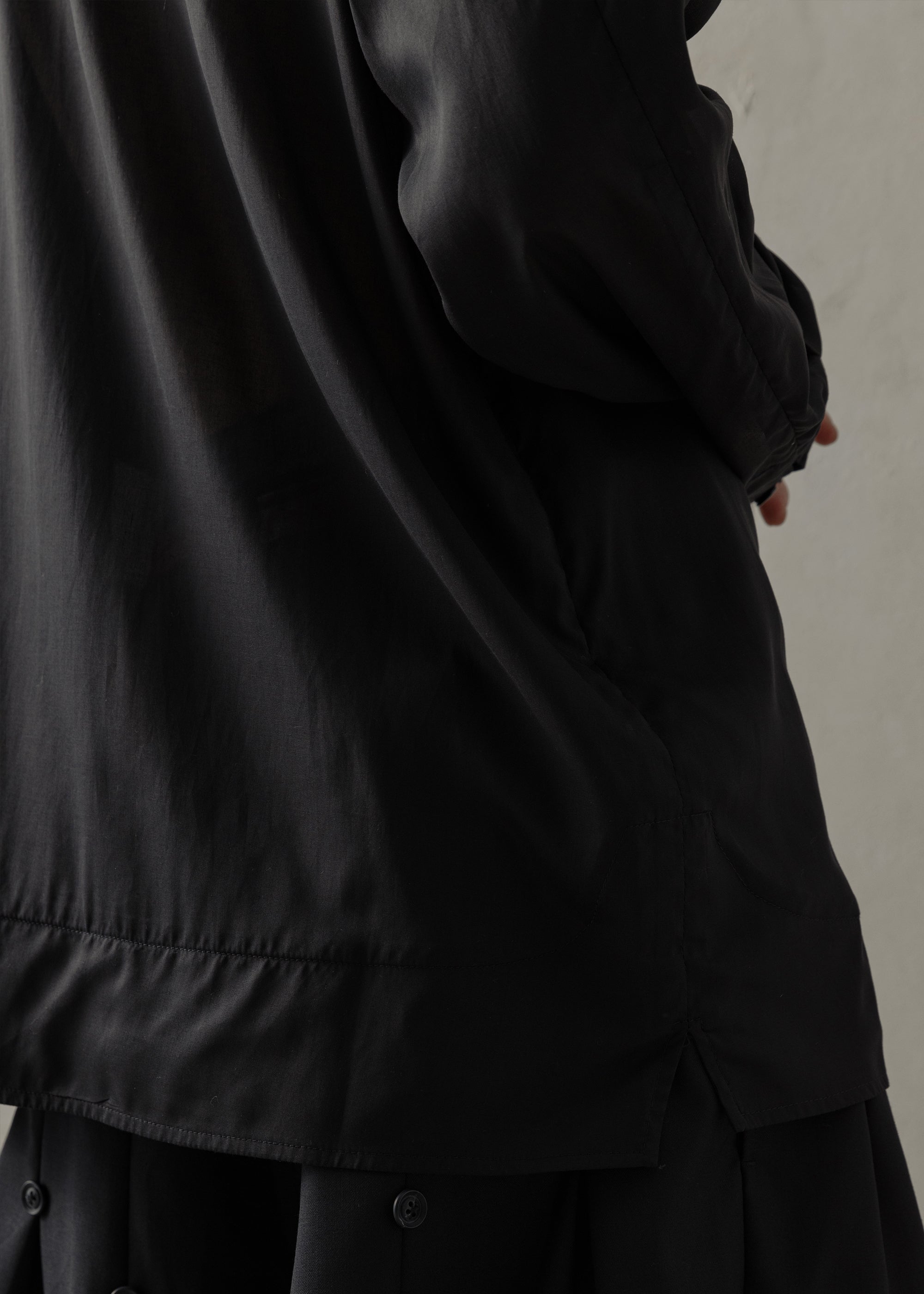 24SS｜Translucent Tunic (Black)