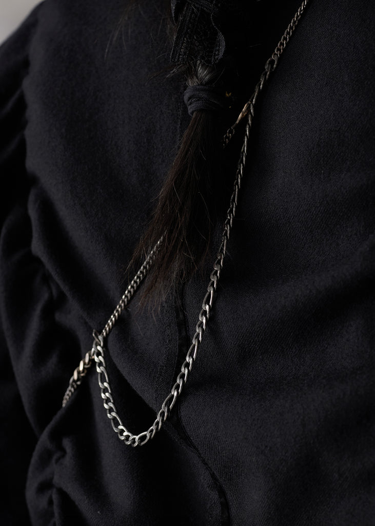 22FW｜E Cross-Body Key Holster Necklace Lock Bag (Burnt Natural)