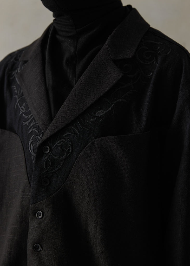23SS｜Embroidered Western Shirt